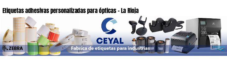 Etiquetas adhesivas personalizadas para ópticas - La Rioja