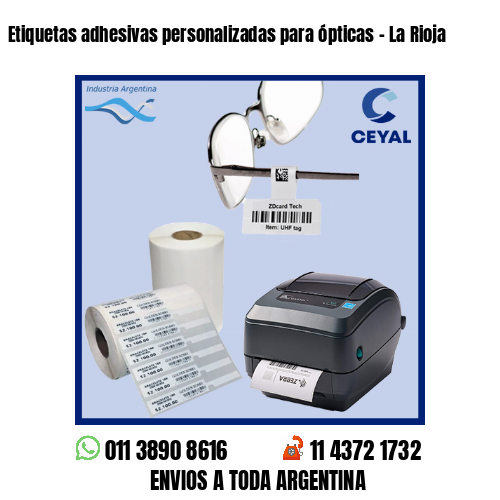 Etiquetas adhesivas personalizadas para ópticas – La Rioja