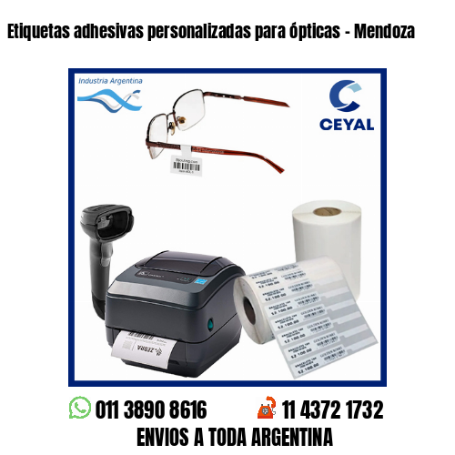 Etiquetas adhesivas personalizadas para ópticas – Mendoza