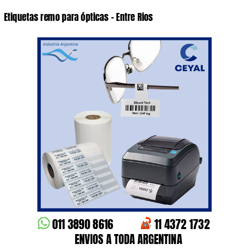 Etiquetas remo para ópticas – Entre Rios
