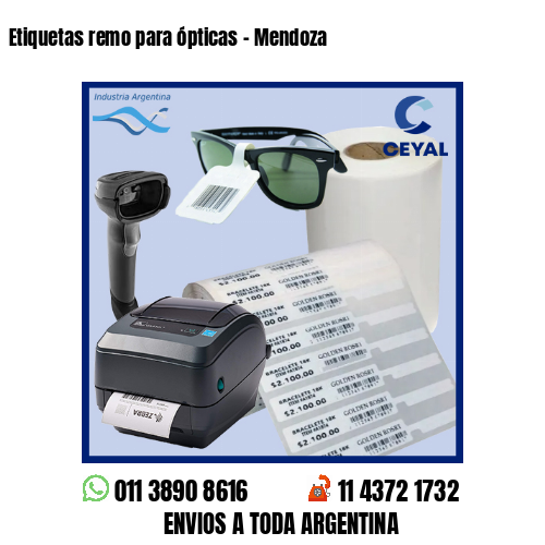 Etiquetas remo para ópticas – Mendoza
