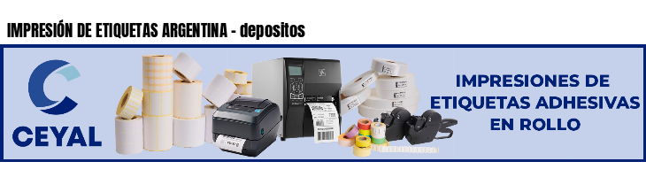 IMPRESIÓN DE ETIQUETAS ARGENTINA - depositos