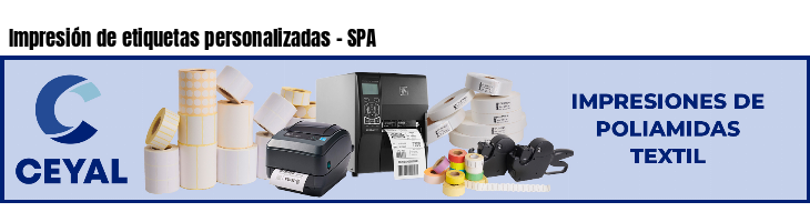 Impresión de etiquetas personalizadas - SPA