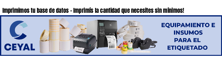 Imprimimos tu base de datos - Imprimís la cantidad que necesites sin mínimos!