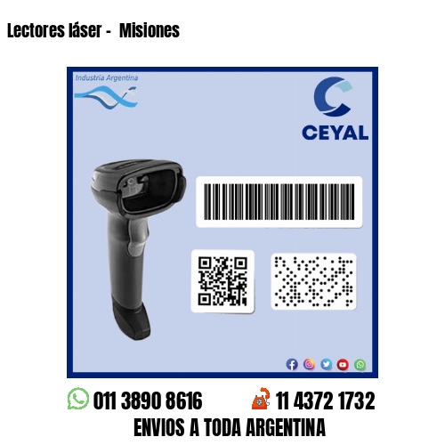 Lectores láser –  Misiones