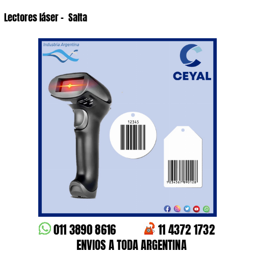 Lectores láser –  Salta