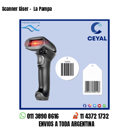 Scanner láser -  La Pampa