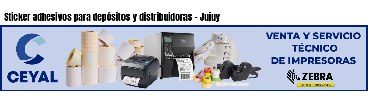 Sticker adhesivos para depósitos y distribuidoras - Jujuy