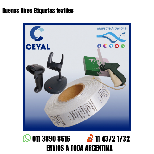 Buenos Aires Etiquetas textiles