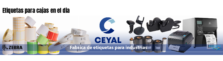 Etiquetas para cajas en el dia