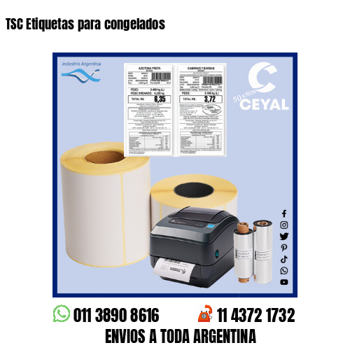 TSC Etiquetas para congelados