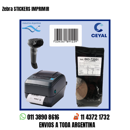Zebra STICKERS IMPRIMIR