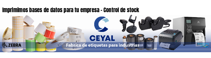 Imprimimos bases de datos para tu empresa - Control de stock