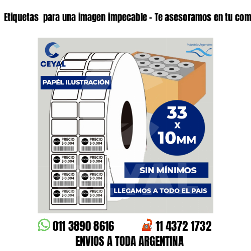 Etiquetas  para una imagen impecable – Te asesoramos en tu compra