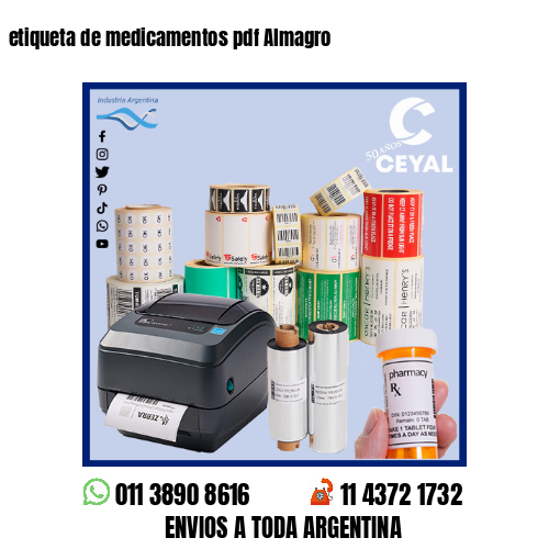 etiqueta de medicamentos pdf Almagro