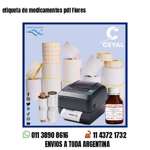 etiqueta de medicamentos pdf Flores