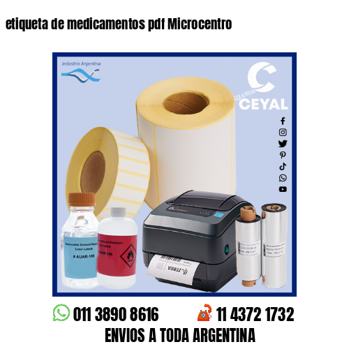 etiqueta de medicamentos pdf Microcentro