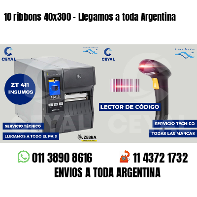 10 ribbons 40x300 - Llegamos a toda Argentina