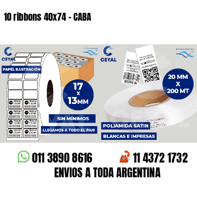 10 ribbons 40x74 - CABA