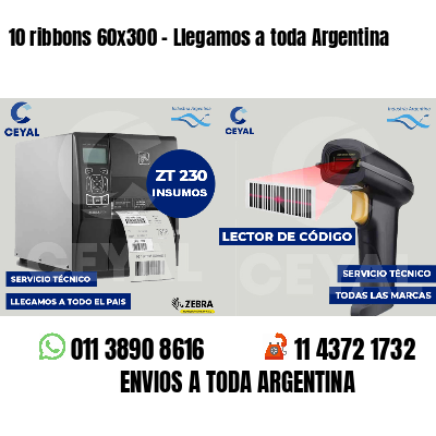10 ribbons 60x300 - Llegamos a toda Argentina