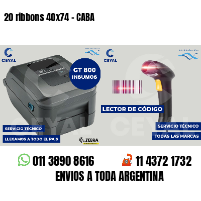 20 ribbons 40x74 - CABA