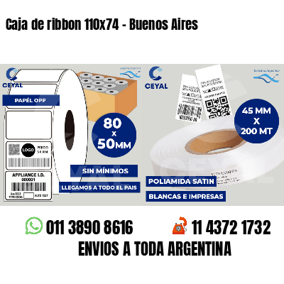 Caja de ribbon 110x74 - Buenos Aires
