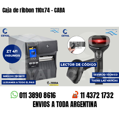 Caja de ribbon 110x74 - CABA