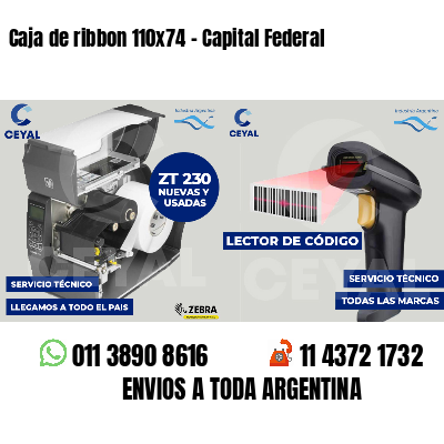Caja de ribbon 110x74 - Capital Federal