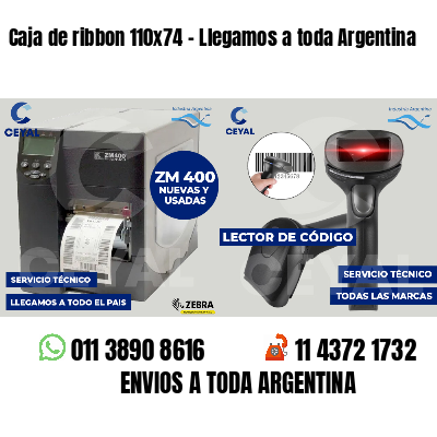 Caja de ribbon 110x74 - Llegamos a toda Argentina