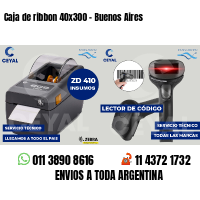 Caja de ribbon 40x300 - Buenos Aires
