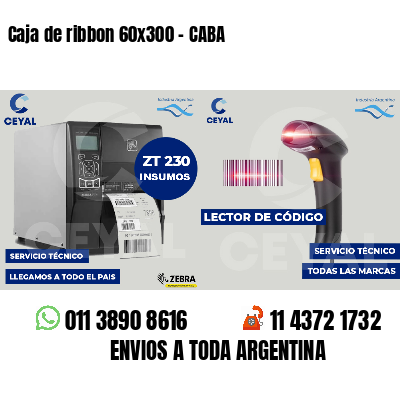 Caja de ribbon 60x300 - CABA