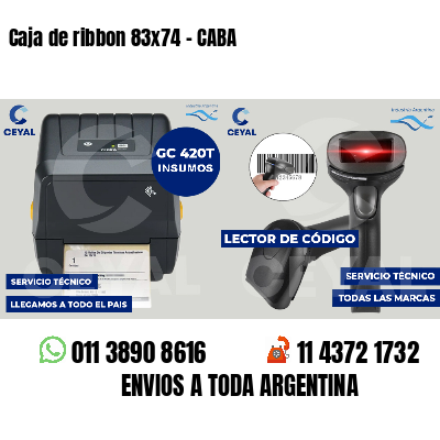 Caja de ribbon 83x74 - CABA