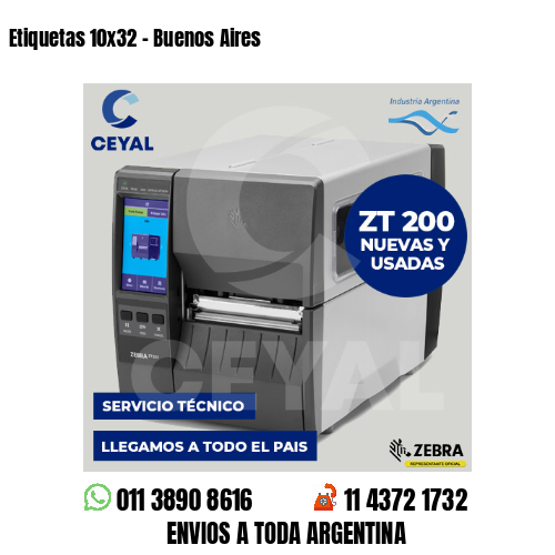 Etiquetas 10×32 – Buenos Aires
