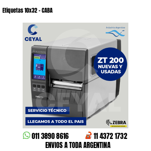 Etiquetas 10×32 – CABA