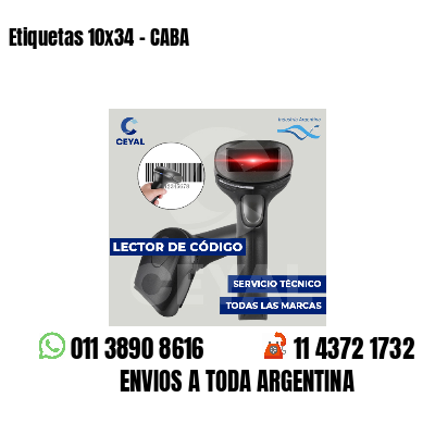 Etiquetas 10x34 - CABA