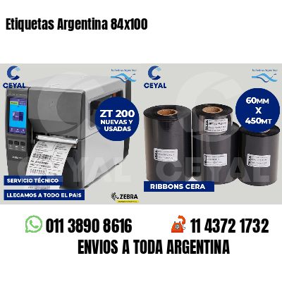 Etiquetas Argentina 84x100