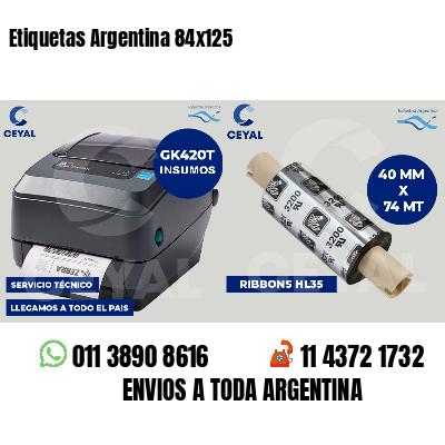 Etiquetas Argentina 84x125