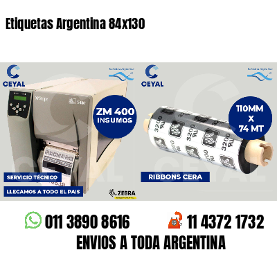 Etiquetas Argentina 84x130