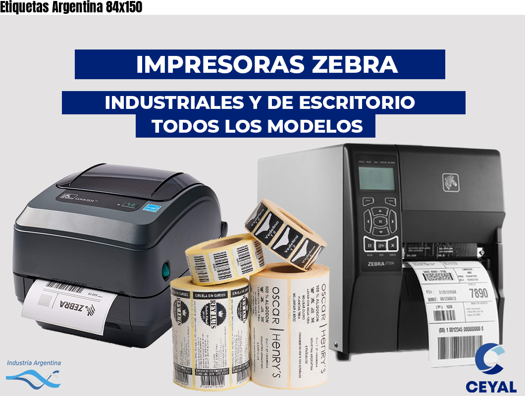 Etiquetas Argentina 84x150