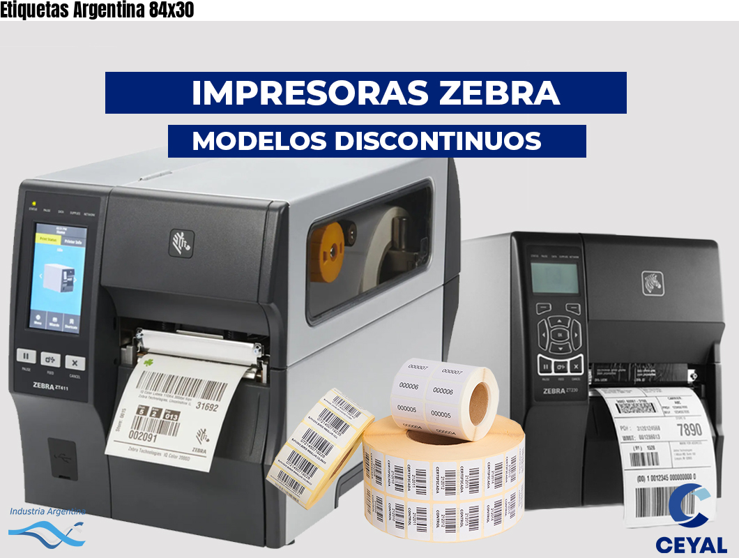 Etiquetas Argentina 84x30