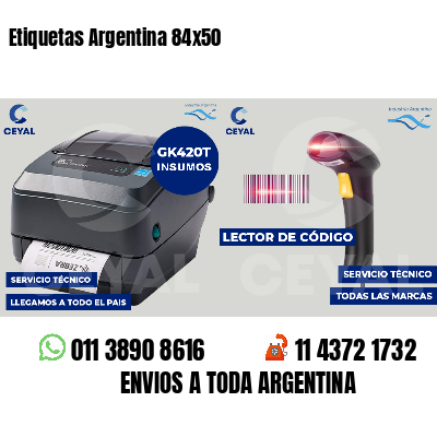 Etiquetas Argentina 84x50