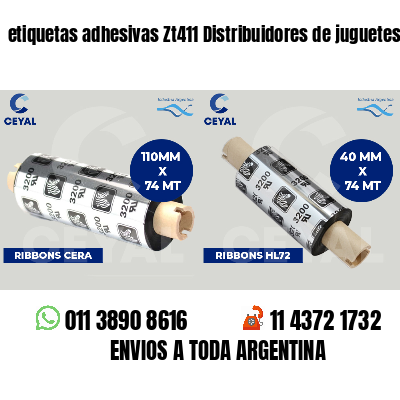 etiquetas adhesivas Zt411 Distribuidores de juguetes