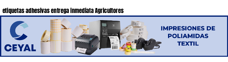 etiquetas adhesivas entrega inmediata Agricultores