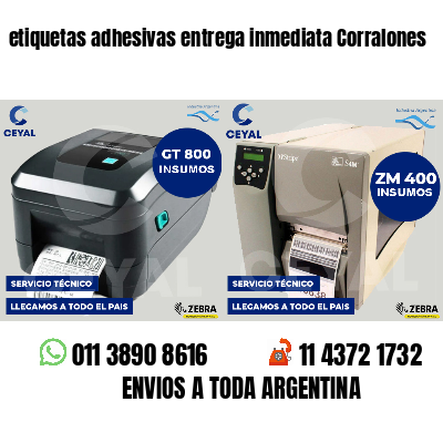 etiquetas adhesivas entrega inmediata Corralones