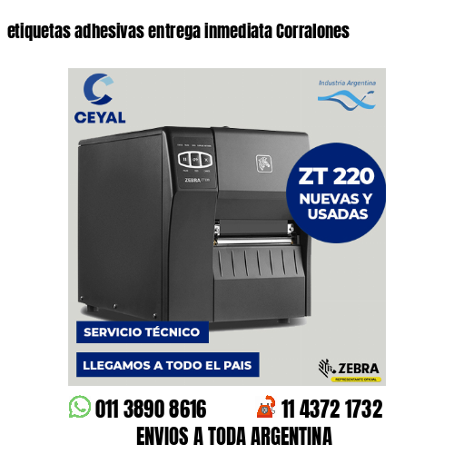 etiquetas adhesivas entrega inmediata Corralones