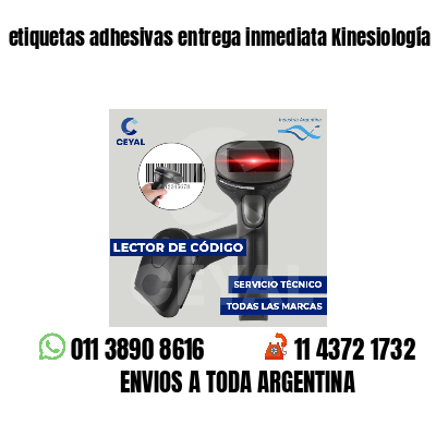 etiquetas adhesivas entrega inmediata Kinesiología