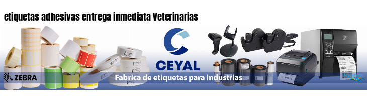 etiquetas adhesivas entrega inmediata Veterinarias
