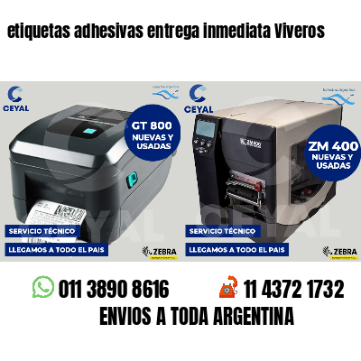 etiquetas adhesivas entrega inmediata Viveros