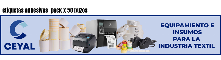 etiquetas adhesivas  pack x 50 buzos