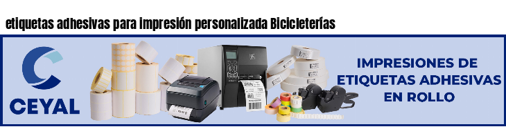 etiquetas adhesivas para impresión personalizada Bicicleterías